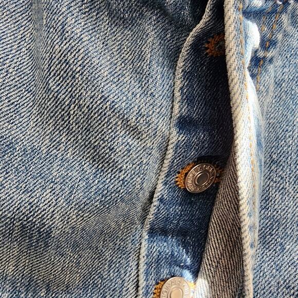 NEW Re/ Done Loose Straight Leg Jean in Wasted Indigo 32 - Picture 6 of 14